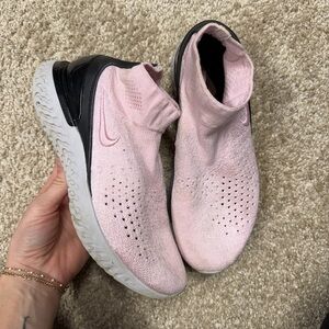 Women's Pink Slip-On Sneakers